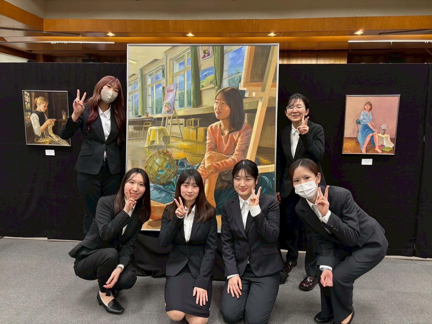 児童教育学科美術ゼミナール卒業制作展が開催されました